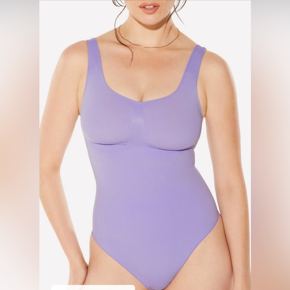 YITTY lavender thong bodysuit shapewear M/L NWT